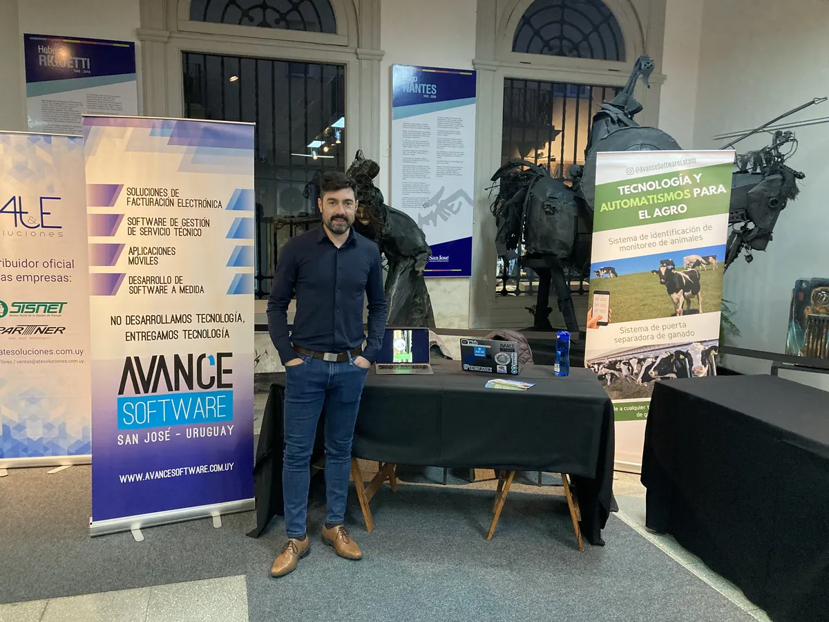 Stand de Avance Software con soluciones para el agro