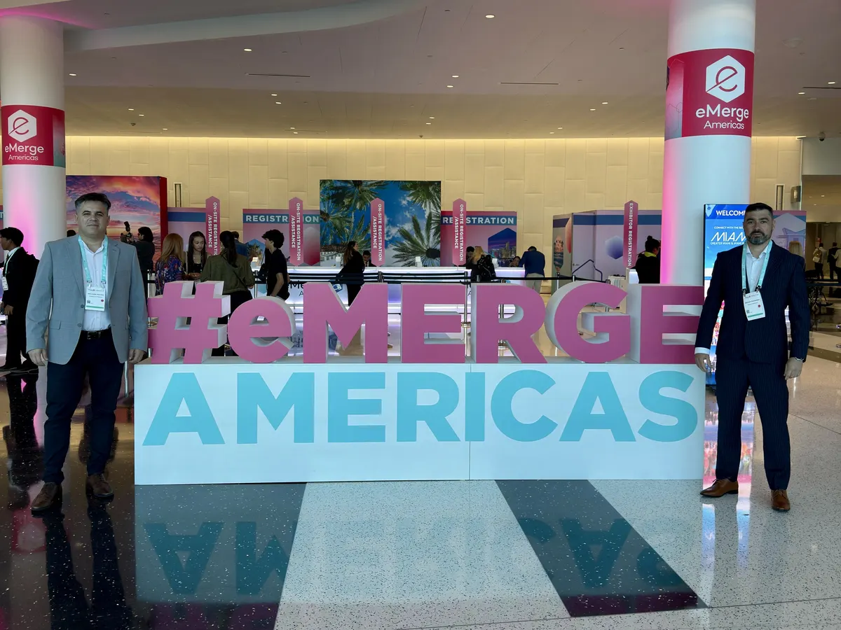 Daniel Díaz y Germán Fernández en eMerge Americas, Miami