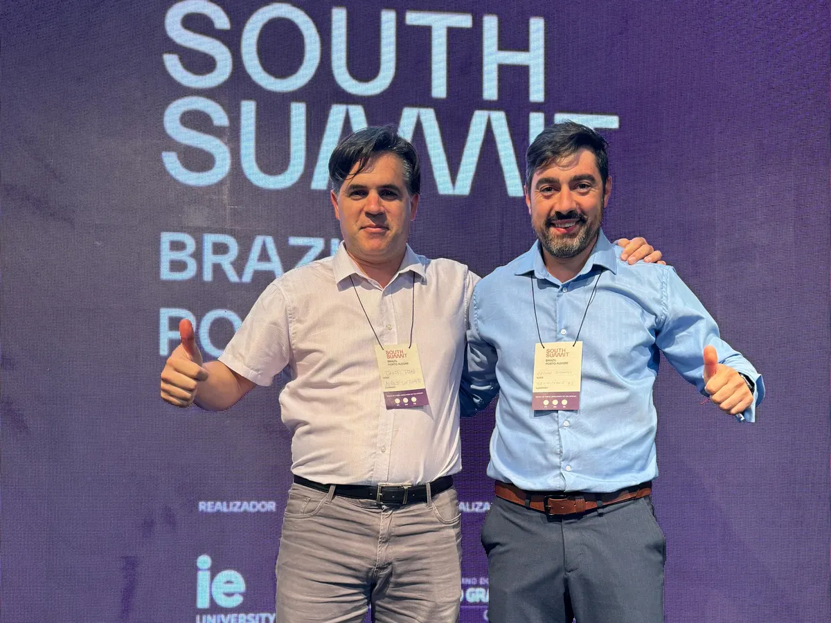 Daniel Díaz y Germán Fernández en South Summit Brazil, Porto Alegre